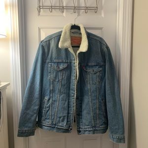 Levi Jean Sherpa Jacket